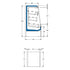 HUSSMANN Black Inside/Out  Beverage Unit- SGN141S